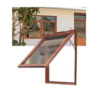 Finestra per tetto con ventilazione manuale, vetro isolante, montaggio a filo multiangolo, per cabine e garage