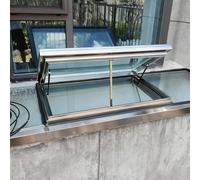 Finestra per tetto lucernario telecomandata personalizzabile con sensore pioggia in alluminio design per soffitte e cantina70x55cm (27,8x21,7 pollici) per una maggiore luce naturale