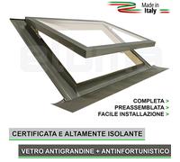 Finestra per tetto + Raccordo Mod COMFORT VASISTAS 114x70 - Certificata Isolante