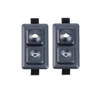 Finestra Pulsante Interruttore Alzacristallo Per E23 E24 E28 | Elettrico Pulsante illuminato 2 pezzi 5 pin nero 61311381205 per E30 L6 M5 316 316i 318i 318is 320i 323i