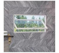 Finestra Rettangolare Per Casa, Finestra Per Capanno Ruotabile A 360°, Con Telaio In Alluminio E Guarnizione Di Tenuta, Finestra A Filo Muro Per Bagno E Ufficio.(White-B,80x40 cm)