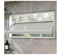 Finestra Rettangolare Per Casa, Finestra Per Capanno Ruotabile A 360°, Con Telaio In Alluminio E Guarnizione Di Tenuta, Finestra A Filo Muro Per Bagno E Ufficio.(White-A,60x40 cm)