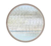 Finestra rotonda girevole in vetro temperato for la decorazione della casa, finestre di ventilazione, asse centrale, finestra girevole a 360° for bagno, camera da letto, soggiorno(White C,100cm)