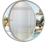Finestra rotonda in vetro temperato, oblò in lega di alluminio per un'elegante decorazione domestica in cucina, dormitorio, camera da letto
