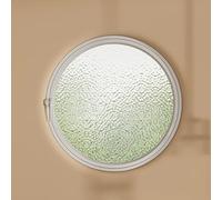 Finestra rotonda rotante s Ple con pellicola temperata s & Sun-Protect personalizzabile per il bagno - Bianco 100cm/39in Design moderno battente