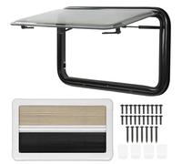 Finestra scorrevole a 65° per camper, con sistema di ventilazione estrapolato, ideale per rimorchi da viaggio