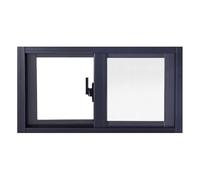 Finestra scorrevole con vetro temperato per case, fienili, bagni e cantine, perfetta per la casa moderna e la ristrutturazione della casa