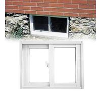 Finestra scorrevole di ricambio per cantina e capannone, design orizzontale s e sn, perfetto per polloVentilat e luce naturale