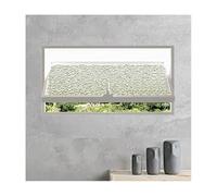 Finestra scorrevole girevole, telaio in alluminio e vetro temperato, guarnizione insonorizzata e ermetica per cucina, bagno, cantina, balcone