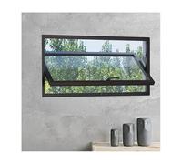 Finestra scorrevole girevole, telaio in alluminio e vetro temperato, guarnizione insonorizzata e ermetica per cucina, bagno, cantina, balcone