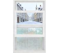 Finestra scorrevole in alluminio bianco, 25,4 x 109,4 cm, perfetta per bagni, cantine e docce esterne, include kit Sn e completo per una facile installazione