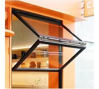 Finestra scorrevole in lega di alluminio per case mobili, montaggio a incasso, finestra di servizio per bagno e soggiorno, casetta e pollaio (60 x 120 cm)