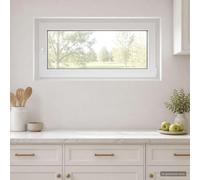 Finestra seminterrato 50 x 55 cm in PVC e Vetro, Oscillo-Battante | Telaio multi-camera, guarnizione, apertura oscillo-battente, PVC e vetro, uso residenziale e utility