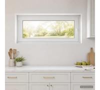 Finestra seminterrato 50 x 55 cm PVC e vetro, design oscillo-battente | Telaio in PVC multi-camera, guarnizione, vetro, apertura oscillo-battente, uso residenziale e utilità