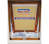FINESTRA X TETTO LUCERNAIO FAELUX 70X118 ALL.+LEGNO+VETROCA APERTURA A COMPASSO