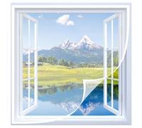 Finestra Zanzariera 70x130cm Zanzariera per Windows, zanzariera di facile installazione, zanzariera a rete per finestre, mantiene gli insetti, le mosche, le zanzare, il polline fuori,Bianco