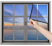Finestra zanzariera, finestra tenda zanzariera, facile da installare, zanzariera finestra 60x145cm