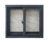 Finestras Scorrevole Orizzontale In Alluminio per Capanno, Design Sigillato Resistente Al Vento Forte, Finestra di Ricambio per Bagno e Casa, Facile sa Installare(23.6x31.4in/60x80cm)