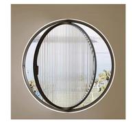 Finestre a Battenti Finestra Ad Oblò In Alluminio, Finestra Rotonda Girevole Con Vetro Temperato, Finestre A Battente Di Ventilazione Interna Sostitutiva Per Le Case(Black,102cm/40.16in)