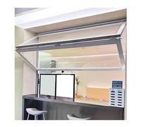 Finestre A Ghigliottina Singola, Finestre In Lega Di Alluminio For Case Mobili Di Servizio Di Food Truck, Finestre Rivolte Verso L'alto For Bar(60x120cm)
