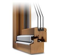 Finestre Classico IV 78, legno, pino, Chiaro 325, 1 anta, vetri fissi, 510 x 510 mm, configura individualmente