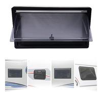 finestre di auto, Finestra di ventilazione for camper, portello estraibile da 70 gradi, con tende parasole e zanzariere, diverse dimensioni(900mm*450mm)