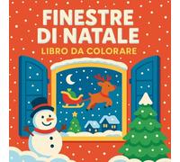 Finestre di Natale - Libro da Colorare