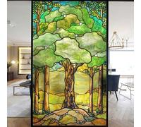 Finestre Film Privacy Vetro Colorato Adesivi per Finestre Statico Aggancio Decorativo Smerigliato Pellicola per Finestre UV Bloccaggio Tenui Colori Coperture Finestre (T,69 x 120 cm LxH)