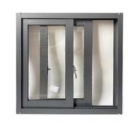 Finestre interne ed esterne scorrevoli orizzontalmente, finestra fienile con vetro, bagno domestico con serratura, garage, casa colonica, mansarda (Grey, W100xh80cm/39x31in)