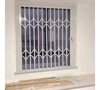 Finestre pieghevoli antifurto for uso domestico, barre autoinstallanti all'interno, distanza tra i balaustri 3,9", con serratura e chiavi(31.5x51.2in/80x130cm)