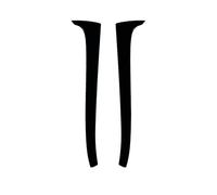 Finestrini Laterali Posteriori Spoiler Per A6 Per C7 Per Allroad Per TDI Per Quattro 2012-2018 Avant Wagon Accessori Lunotto Posteriore Spoiler Laterale Splitter