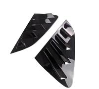 Finestrini Spoiler Per VW Per Polo Per Mk6 Per GTI Per TGI Per TSI Per MPI 2017-2023 Auto Triangolo Posteriore Finestra Ombra Spoiler Bodykits(Glossy Black)