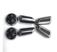 Finestrino Interruttore 6 Pezzi ABS Auto Regolazione Pulsante Interruttore Manopola Copertura Decorazione Copertura Per A3 A4 B8 A5 A6 C6 C7 A7 Q3 Q5 Alzacristalli Interruttore