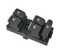Finestrino Pulsantiera Controllo Driver anteriore sinistro Power Window Door Lifter Interruttore pulsante per Skoda per Octavia 12-18 5ED959857 Alzavetro Auto(Chrome)