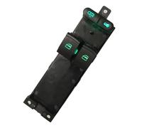 Finestrino Pulsantiera Controllo Interruttore alzacristallo elettrico per porta 1J3959857A per VW per Golf 1999 2000 2001 2002 2003 2004 2005 2006 2007 Alzavetro Auto(Green)