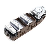 Finestrino Pulsantiera Controllo Pulsante interruttore controllo finestra principale per classe W205 S205 X253 per AMG 2059056811 2059051713 Alzavetro Auto(Brown-switch)