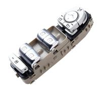 Finestrino Pulsantiera Controllo Pulsante interruttore controllo finestra principale per classe W205 S205 X253 per AMG 2059056811 2059051713 Alzavetro Auto(Beige-switch)