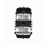 Finestrino Pulsantiera Controllo Pulsante regolatore interruttore di controllo alzacristallo elettrico Marrone Nero Beige per Benz W222 S550e S600 S63 A2229059808 Alzavetro Auto(Black)