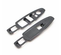 Finestrino Vetro Sollevatore Pulsante Decorazione Pannello Orlo Cover per 1