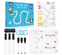 Finetoknow Penna cancellabile, quaderno di tracciamento magico, quaderno di calligrafia riutilizzabile, per imparare a disegnare, libro per bambini