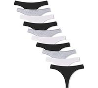 FINETOO 10er Pack Strings Set Tangas Damen Baumwolle Unterhosen Sexy Unterwäsche für Frau Lingerie Sexy for Women Dessous Thong Mehrpack S-XL