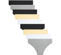FINETOO 9er Pack Baumwolle Unterwäsche Damen Slip Baumwoll Frauen Set Confy Slips Soft Hipster Sexy Panties Unterhose Women Underwear Weich Unterhosen Sportgürtel Mehrpack S-XL