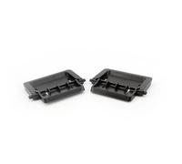 FineUsea Gambe di ricambio per tastiera compatibili con Razer, piedini inclinabili in plastica bianca e nera compatibili con Huntsman, BlackWidow, Cynosa, Ornata, DeathStalker e altro (nero e bianco