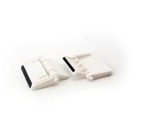 FineUsea Gambe di ricambio per tastiera compatibili con Razer, piedini inclinabili in plastica bianca e nera compatibili con Huntsman, BlackWidow, Cynosa, Ornata, DeathStalker e altro (bianco e nero)