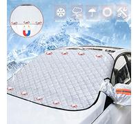 FINEVERNEK Copri Parabrezza Auto Inverno, Copertura auto Magnetico, Telo Antighiaccio, copriparabrezza inverno Esterno per Maggior Parte dei Veicoli Antigrandine Anti Gelo