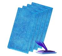 FINEVERNEK Riutilizzabili Panno Mocio Ricambio, 4 Pezzi Panno Pulizia in Microfibra Mop Pad per Swiffer Sweeper