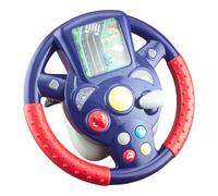 Finge I Giocattoli Del Sedile Di Guida: 26x26x11cm Guida Giocattolo Simulato Per Auto | Funny Car Backseat Finge With Music Light Interactive | Volante Di Guida Per Bambini | Giocattolo