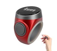 Finger Counter - 4 Digit Clicker Ring, ampio Digital Display, Design portatile | Number Count Clicker Digital Tasbeeh Prayer Counting Tool | Aid For Meditation Relaxation Active Fingers