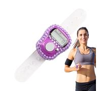 Finger Counter Clicker, LCD Screen Number Counter, Resettable Lap Record Ring Manual Knitting Row Tally Ring For Golfer, Goods