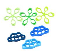 Finger Exerciser 6 Pezzi Finger Resistance Band Allenamento Presa
